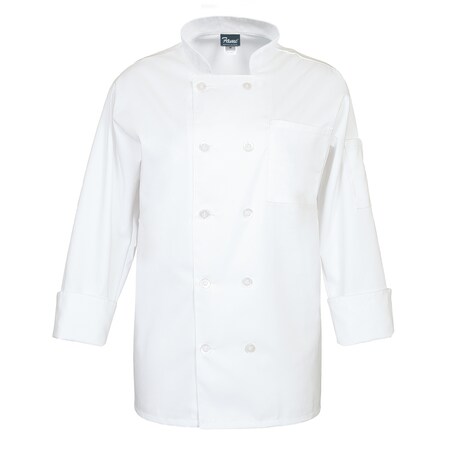 Chef Coat, Comfort, C10CC, L/S, White, XS